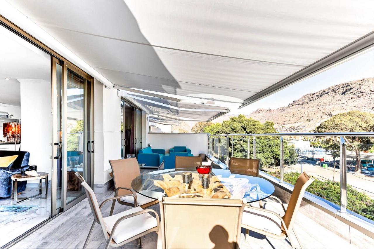 Rivera Del Puerto Luxury Penthouse With Great Terrace And Sea View Puerto De Mogan Exterior foto