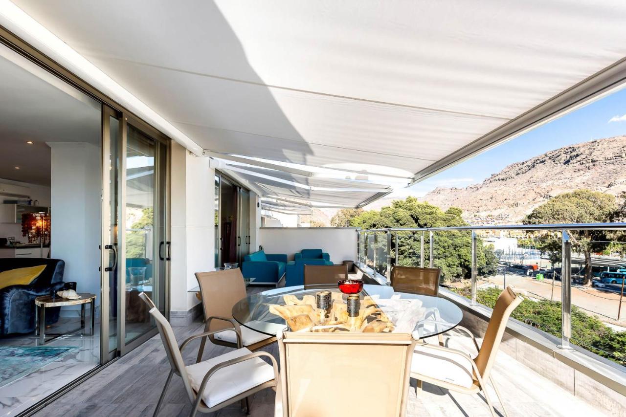 Rivera Del Puerto Luxury Penthouse With Great Terrace And Sea View Puerto De Mogan Exterior foto